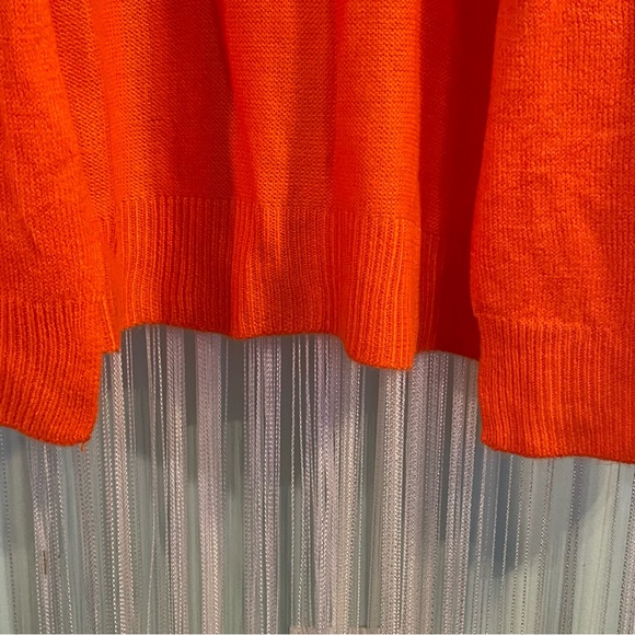Orange Knit Maxi Cardigan Kimono Size XS - Picture 12 of 17